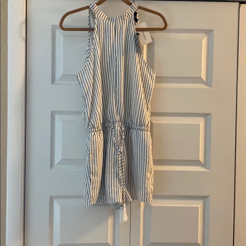 Striped romper